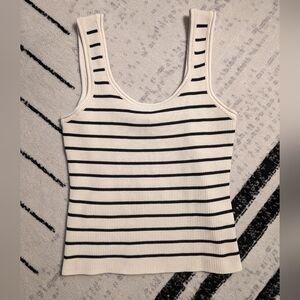 DISSH Billie Butter Stripe Knit Tank Top size XL